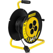 STAYER "MASTER" 55073-20 удлинитель на катушке ПВС 2х0,75кв мм 1300Вт 20м STAYER "MASTER" 55073-20 удлинитель на катушке ПВС 2х0,75кв мм 1300Вт 20м