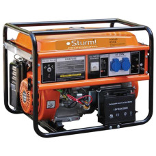 Sturm PG8745E бензогенератор 4500 Вт аккумулятор Sturm PG8745E бензогенератор 4500 Вт аккумулятор