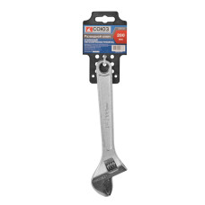 СОЮЗ 1300102С Разводной ключ 200 мм, УСИЛЕННЫЙ, МЕТАЛЛИЧЕСКАЯ РУКОЯТКА СОЮЗ 1300102С Разводной ключ 200 мм, УСИЛЕННЫЙ, МЕТАЛЛИЧЕСКАЯ РУКОЯТКА