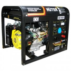 Huter DY6500LXW, Электрогенератор 5 кВт с функцией сварки, с колёсами Huter DY6500LXW, Электрогенератор 5 кВт с функцией сварки, с колёсами