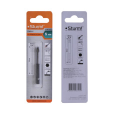 Sturm 5380101 Сверло по стеклу и кафелю, d 5мм, ШЕСТИГРАННЫЙ хвостовик, 4 ГРАНИ Sturm 5380101 Сверло по стеклу и кафелю, d 5мм, ШЕСТИГРАННЫЙ хвостовик, 4 ГРАНИ
