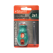 Sturm! 1040-09-S3 МИНИ Отвертка перевертыш, 2 в 1, МАГНИТ. НАКОНЕЧ., эрго ручка Sturm! 1040-09-S3 МИНИ Отвертка перевертыш, 2 в 1, МАГНИТ. НАКОНЕЧ., эрго ручка