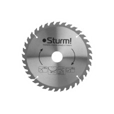 Sturm! 9020-190-30-36T Пильный диск, размер 190х30x36 зубьев, твердосплавные напайки Sturm! 9020-190-30-36T Пильный диск, размер 190х30x36 зубьев, твердосплавные напайки
