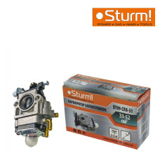 Sturm! BT89-CRB-33 Карбюратор двигателя бензотриммера, 33-52 куб Sturm! BT89-CRB-33 Карбюратор двигателя бензотриммера, 33-52 куб