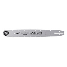Sturm! SB1650380PO-OL Пильная шина 16" паз 1,3мм, 3/8", 59зв, хвостовик PO БЕЗМАСЛЯНАЯ