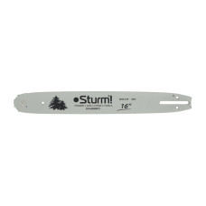 Sturm! SB1650380PO Пильная шина 16"  паз 1,3мм, 3/8", 57зв, хвостовик PO (OREGON K041/A041)