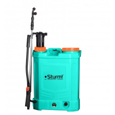 STURM GS8216BM Опрыскиватель садовый ранцевый аккумуляторный с ручной подкачкой, 16л STURM GS8216BM Опрыскиватель садовый ранцевый аккумуляторный с ручной подкачкой, 16л