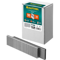 KRAFTOOL 31789-30 30 мм скобы для степлера узкие тип 55, 5000 шт KRAFTOOL 31789-30 30 мм скобы для степлера узкие тип 55, 5000 шт