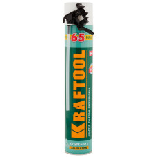 KRAFTOOL 41175 ADAPTER 65 пена монтажная с увеличенным выходом, адаптерная, всесезонная, 750мл, SVS