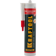 KRAFTOOL 41259 Герметик силиконовый красный, температуростойкий (от -62 С до 275 С), 300мл KRAFTOOL 41259 Герметик силиконовый красный, температуростойкий (от -62 С до 275 С), 300мл