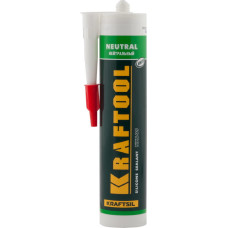 KRAFTOOL 41257-0 Герметик силиконовый белый, нейтральный, 300мл KRAFTOOL 41257-0 Герметик силиконовый белый, нейтральный, 300мл