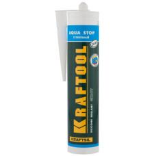 KRAFTOOL 41256-2 Герметик KRAFTSeal GX107 "AQUA STOP" силиконовый стекольный, прозрачный, 300мл KRAFTOOL 41256-2 Герметик KRAFTSeal GX107 "AQUA STOP" силиконовый стекольный, прозрачный, 300мл