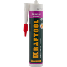 KRAFTOOL 41251-0 Герметик акриловый белый, 300мл KRAFTOOL 41251-0 Герметик акриловый белый, 300мл
