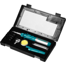 KRAFTOOL "PRO" 55503-H10 Набор Паяльник газовый, 3в1, пьезоподжиг, 5 насадок, припой, защитный колпачок, чистка жал, 1300С KRAFTOOL "PRO" 55503-H10 Набор Паяльник газовый, 3в1, пьезоподжиг, 5 насадок, припой, защитный колпачок, чистка жал, 1300С