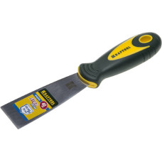 KRAFTOOL 10035-040 Шпательная лопатка с 2-компонент ручк, профилиров нержав полотно, 40мм