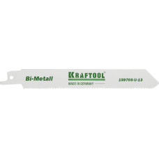 KRAFTOOL 159705-U-13 "INDUSTRIE QUALITAT" Полотно S922VF, для эл/ножовки, Bi-Metall, по металлу, дереву, шаг 1,8-2,5мм, 130мм KRAFTOOL 159705-U-13 "INDUSTRIE QUALITAT" Полотно S922VF, для эл/ножовки, Bi-Metall, по металлу, дереву, шаг 1,8-2,5мм, 130мм