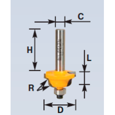E316421 a38mm r6 фреза профильная E316421 a38mm r6 фреза профильная
