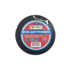 СОЮЗ ТЛ3535-2.4-8-120 Леска для триммера, d=2.4 мм, l=120 м, ЗВЕЗДА, желтый БОБИНА
