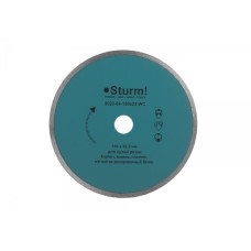 Sturm 9020-04-180x22-WC Алмазный диск, влажная резка, непрерывный 180мм Sturm 9020-04-180x22-WC Алмазный диск, влажная резка, непрерывный 180мм