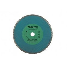 Sturm 9020-04-230x22-TW Алмазный диск, сухая/влажная резка Turbo Wave 230мм Sturm 9020-04-230x22-TW Алмазный диск, сухая/влажная резка Turbo Wave 230мм