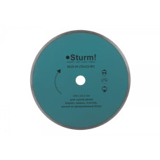 Sturm 9020-04-230x22-WC Алмазный диск, влажная резка, непрерывный 230мм Sturm 9020-04-230x22-WC Алмазный диск, влажная резка, непрерывный 230мм
