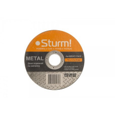Sturm 9020-07-115x12 Диск отрезной по металлу, АРМИРОВАННЫЙ, размер 115x1.2x22.23 Sturm 9020-07-115x12 Диск отрезной по металлу, АРМИРОВАННЫЙ, размер 115x1.2x22.23