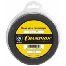 CHAMPION   C5048  Корд трим.  NYLSAW 3.5мм*27м (черный зубчатый)