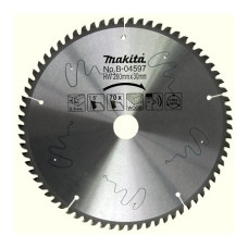 Makita   B-04597  Диск пильный Standard,ф260х30\15.88х2.3мм,70зуб,д\дерева,тихий рез