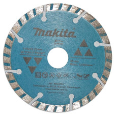 Makita D-41735 Диск алмазный сплошной Эконом, ф115х22,23мм,сух рез д\бетона Makita D-41735 Диск алмазный сплошной Эконом, ф115х22,23мм,сух рез д\бетона