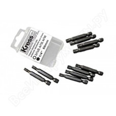 kress 98044002 Набор ударопрочных бит Torx 1/4'', длина - 50мм, 4x T40, 4x T30, 2x T25 kress 98044002 Набор ударопрочных бит Torx 1/4'', длина - 50мм, 4x T40, 4x T30, 2x T25