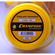 CHAMPION C5024 Корд трим. Star 2.0мм* 15м (звезда) CHAMPION C5024 Корд трим. Star 2.0мм* 15м (звезда)